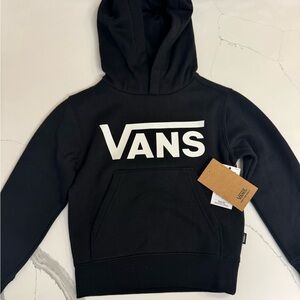 Vans Kids Black and White Logo Hoodie size 2T.